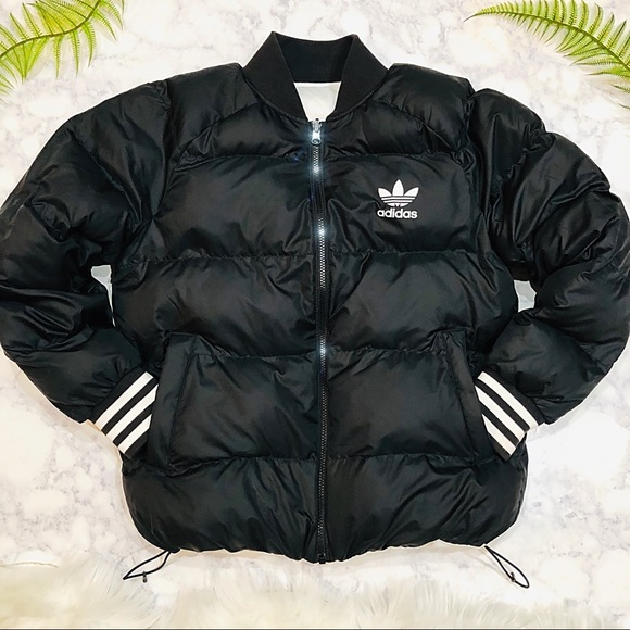 adidas black puffer jacket